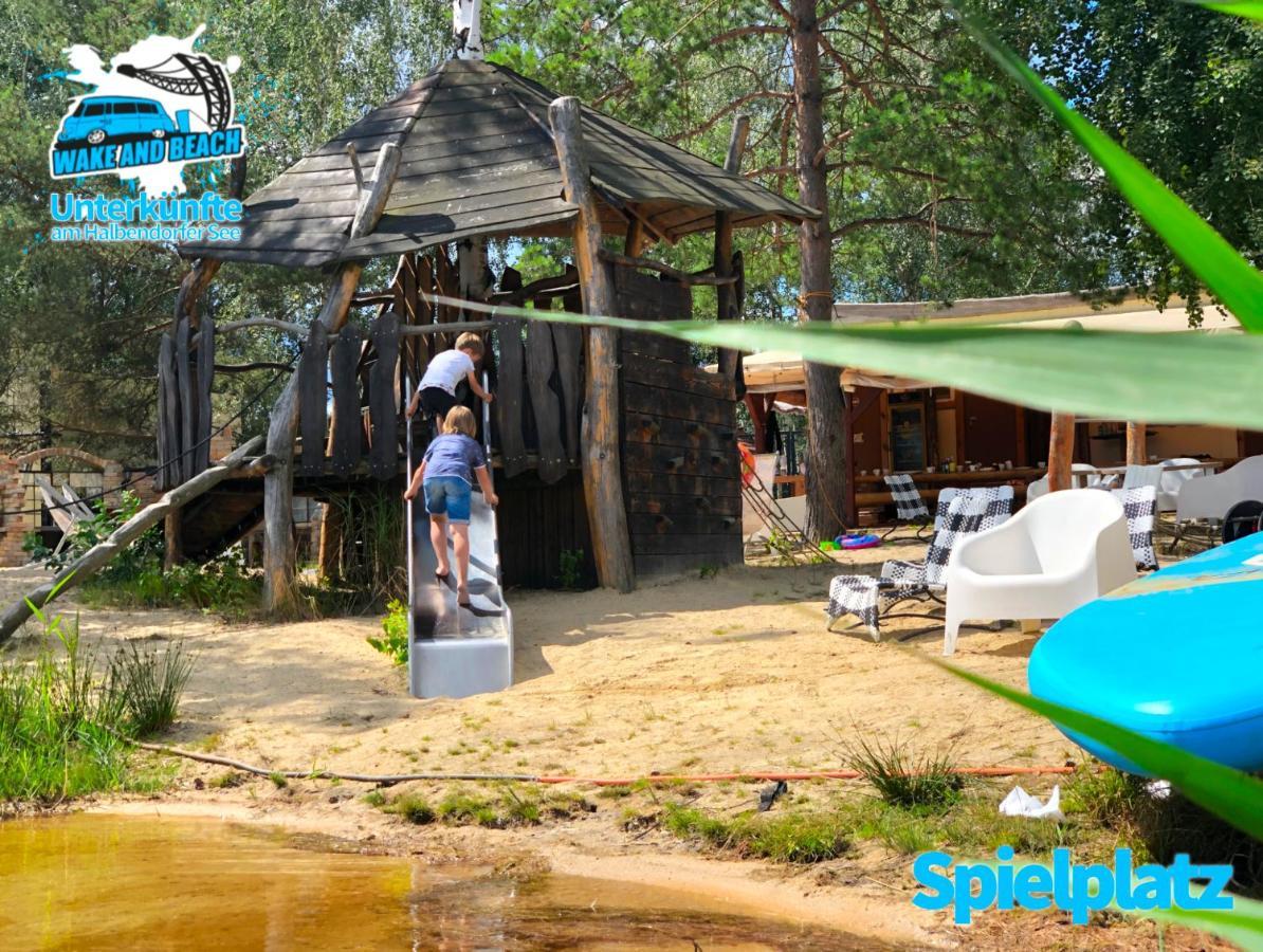 Schleife Unterkuenfte Bei Wake And Beach Am Halbendorfer See מראה חיצוני תמונה